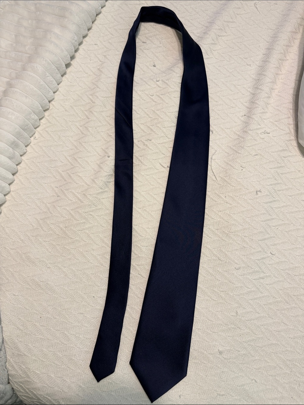 Stafford Solid Navy Men's Tie